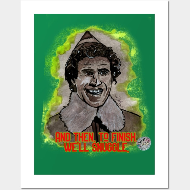 Buddy The Elf - Snuggle Wall Art by BladeAvenger